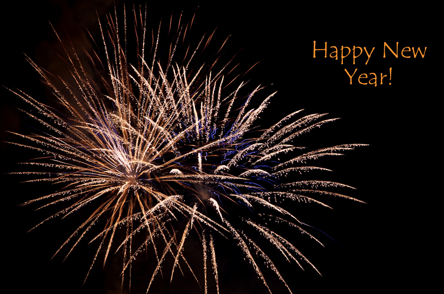 Happy New Year, fireworks, Melbourne, celebration, night